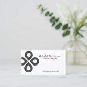 CARTE DE VISITE CONCEPTION DU CLOVER (Debout devant)