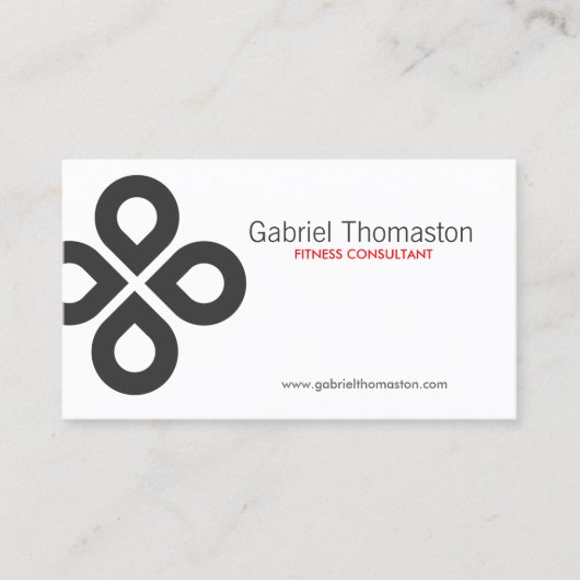 CARTE DE VISITE CONCEPTION DU CLOVER (Devant)