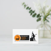 Carte De Visite Conception du logo Chimney Sweep, Chimney Sweep (Debout devant)