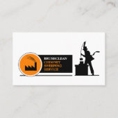 Carte De Visite Conception du logo Chimney Sweep, Chimney Sweep (Devant)