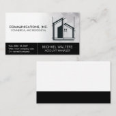 Carte De Visite Conception du logo d'architecture moderne (Devant / Derrière)