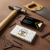 Carte De Visite Conception du logo de construction de toiture de t