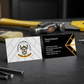 Carte De Visite Conception du logo de construction de toiture de t