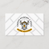 Carte De Visite Conception du logo de construction de toiture de t (Devant)