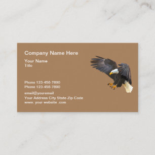 Carte De Visite Conception du logo de vol Eagle In Flight