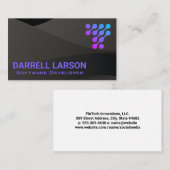 Carte De Visite Conception du logo des formes technologiques | Cou (Devant / Derrière)