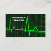 Carte De Visite Conception du taux d'impulsion, EMT, paramédic (Devant)