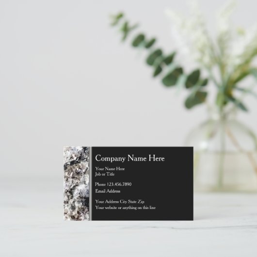 Carte De Visite Conception du thème de la construction moderne (Debout devant)