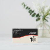 Carte De Visite Conception d'un peintre maison (Debout devant)