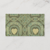 Carte De Visite Conception ecclésiastique de papier peint de motif (Dos)