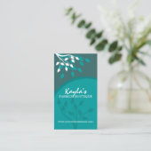 Carte De Visite Conception élégante de nature (Debout devant)