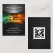 Carte De Visite Conception élégante de technologie chromatique (Devant / Derrière)