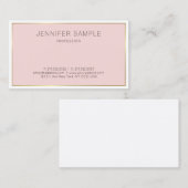 Carte De Visite Conception Élégante Moderne Professionnelle Élégan (Devant / Derrière)