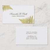 Carte De Visite Conception élégante simple de région boisée de (Devant / Derrière)