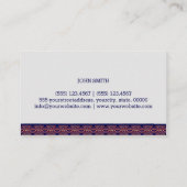 Carte De Visite Conception géométrique du sud-ouest (Dos)