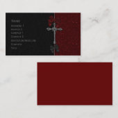 Carte De Visite Conception gothique (Devant / Derrière)