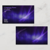 Carte De Visite Conception graphique bleue (Devant / Derrière)