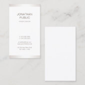 Carte De Visite Conception graphique élégante moderne simple et pr (Devant / Derrière)