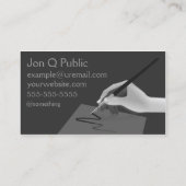 Carte De Visite Conception graphique et photographie (Dos)