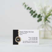 Carte De Visite Conception immobilière haut de gamme (Debout devant)