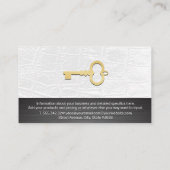 Carte De Visite Conception immobilière minimale et élégante | Touc (Dos)