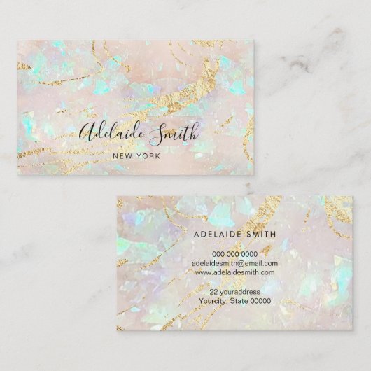 Carte De Visite conception inspirée de l'optique (Devant / Derrière)