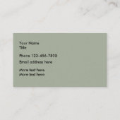 Carte De Visite Conception intelligente de l'émetteur d'animaux (Dos)