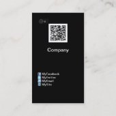 Carte De Visite Conception iPhone personnalisable (avec boutons so (Dos)