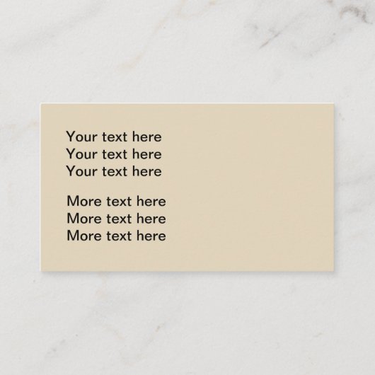 Carte De Visite Conception masculine de lion (Dos)