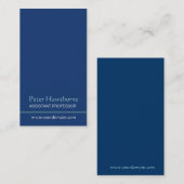 Carte De Visite Conception minimaliste minimaliste minimaliste sim (Devant / Derrière)