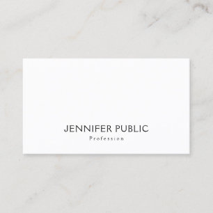 Carte De Visite Conception minimaliste professionnelle sophistiqué