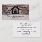 Carte De Visite Conception Modèle (Devant / Derrière)