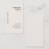 Carte De Visite Conception Modèle personnalisée Couleurs élégantes (Devant / Derrière)