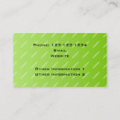 Carte De Visite Conception modelée lumineuse d'arrière - plan de (Dos)