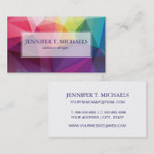 Carte De Visite Conception moderne (Devant / Derrière)