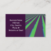 Carte De Visite Conception moderne Abstraite violette (Dos)