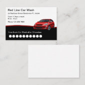 Carte De Visite Conception moderne Cool de lavage de voiture (Devant / Derrière)