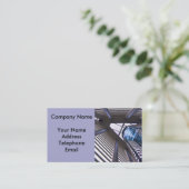 Carte De Visite Conception moderne de bâtiment (Debout devant)