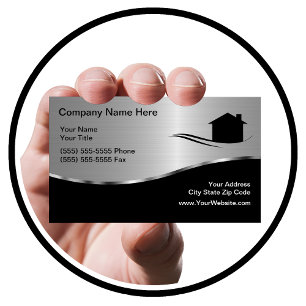 Carte De Visite Conception moderne de biens immobiliers cool