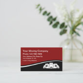 Carte De Visite Conception moderne de camions mobiles (Debout devant)