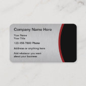 Carte De Visite Conception moderne de construction (Devant)