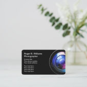 Carte De Visite Conception moderne de photographe (Debout devant)