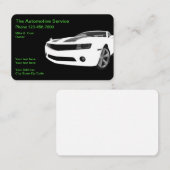 Carte De Visite Conception moderne de services des véhicules à (Devant / Derrière)