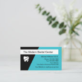 Carte De Visite Conception moderne d'un bureau dentaire (Debout devant)