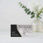 Carte De Visite Conception moderne d'un robinet de lavabo en plomb (Debout devant)