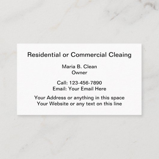 Carte De Visite Conception moderne d'Unque de services de (Dos)