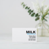 Carte De Visite Conception moderne et audacieuse, livraison Milkma (Debout devant)