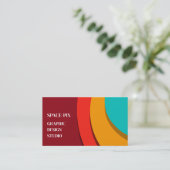 Carte De Visite Conception Moderne, Graphiste (Debout devant)