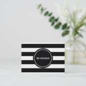 Carte De Visite Conception moderne professionnelle de rayures (Debout devant)