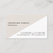 Carte De Visite Conception moderne simple et élégante (Devant)